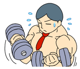 muscle Boy sticker #1243398