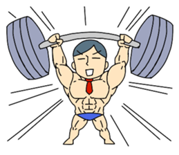 muscle Boy sticker #1243399