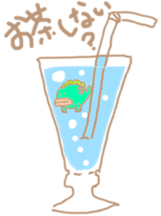 Crazy yellow cat. sticker #1243496