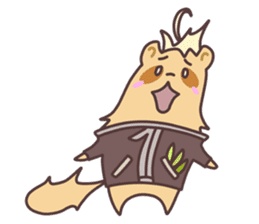 Tamari the Tanuki sticker #1244605