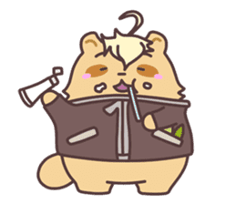 Tamari the Tanuki sticker #1244608