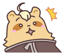 Tamari the Tanuki sticker #1244625