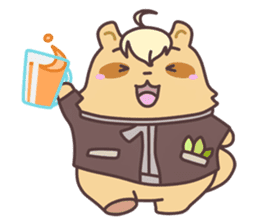 Tamari the Tanuki sticker #1244636