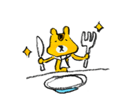 Small Squirrel and Rabbit sticker #1244982