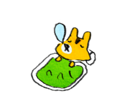 Small Squirrel and Rabbit sticker #1244998