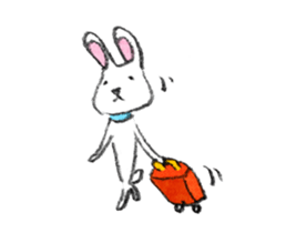 Small Squirrel and Rabbit sticker #1244999