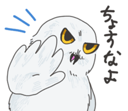 hokkaido owl sticker #1245472