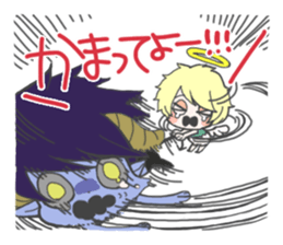 The angel & devil sticker #1245728