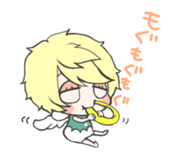 The angel & devil sticker #1245743