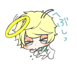 The angel & devil sticker #1245748