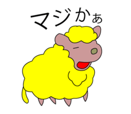Live with Sheep sticker #1246388