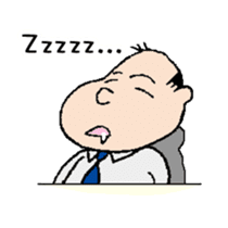 White Worker Hagemashi-kun sticker #1246699