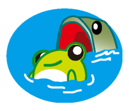 frog sticker sticker #1246953
