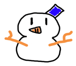 Snowman and Snowrabbit sticker #1247204