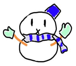 Snowman and Snowrabbit sticker #1247207