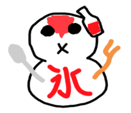 Snowman and Snowrabbit sticker #1247217