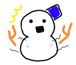 Snowman and Snowrabbit sticker #1247218