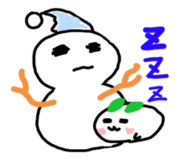 Snowman and Snowrabbit sticker #1247219