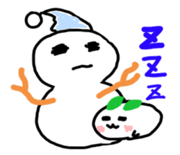 Snowman and Snowrabbit sticker #1247219