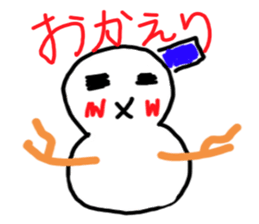 Snowman and Snowrabbit sticker #1247224