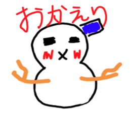 Snowman and Snowrabbit sticker #1247224
