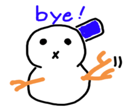 Snowman and Snowrabbit sticker #1247239