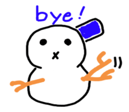Snowman and Snowrabbit sticker #1247239