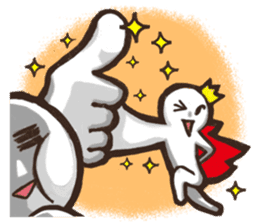 Always a Cheerful-King! sticker #1249214