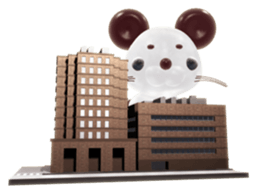 Paon of surprise animal2 sticker #1249423