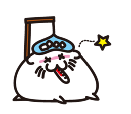 "Ham Ham" the Djungarian hamster sticker #1249596