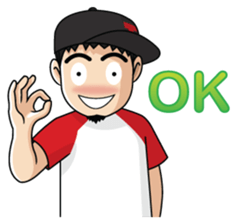 Skater Street Hiphop Boy sticker #1249688