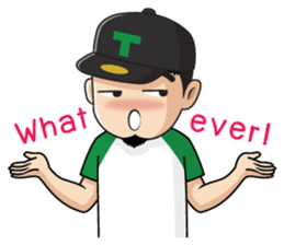 Skater Street Hiphop Boy sticker #1249691