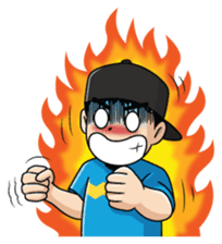 Skater Street Hiphop Boy sticker #1249694