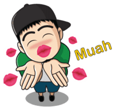 Skater Street Hiphop Boy sticker #1249696