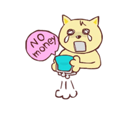 Cat such as the dog sticker #1249820