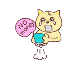 Cat such as the dog sticker #1249820