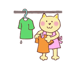 Cat such as the dog sticker #1249841