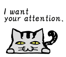 This cat spend every day pleasantly(E) sticker #1249843