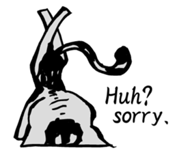 This cat spend every day pleasantly(E) sticker #1249879