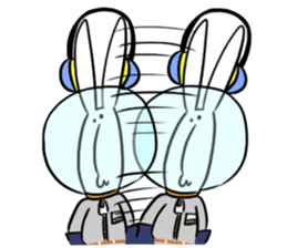 The space trip of USAGI sticker #1250292