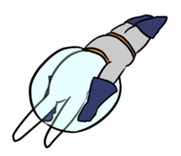 The space trip of USAGI sticker #1250293