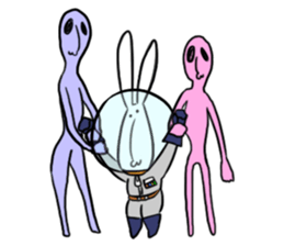 The space trip of USAGI sticker #1250301