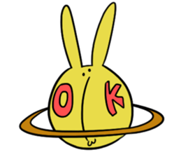 The space trip of USAGI sticker #1250307