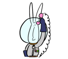 The space trip of USAGI sticker #1250319