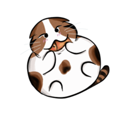 PoJam the Fat Cat & Little Orenji!! sticker #1250482