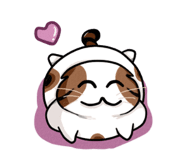 PoJam the Fat Cat & Little Orenji!! sticker #1250485