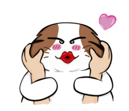 PoJam the Fat Cat & Little Orenji!! sticker #1250496