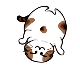 PoJam the Fat Cat & Little Orenji!! sticker #1250499