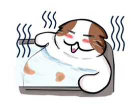 PoJam the Fat Cat & Little Orenji!! sticker #1250500