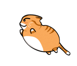 PoJam the Fat Cat & Little Orenji!! sticker #1250509